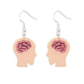 Brain Head Earrings
