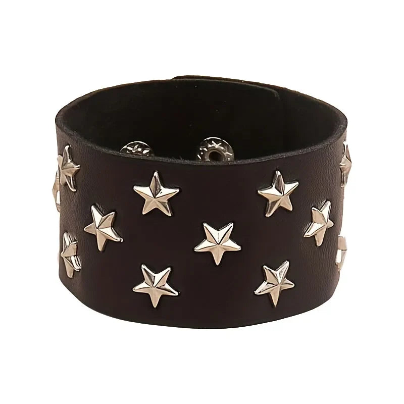 Gothic Skull Studded Bracelet