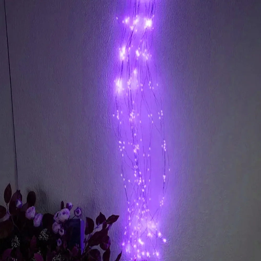 Purple Fairy String Lights, 600 LED