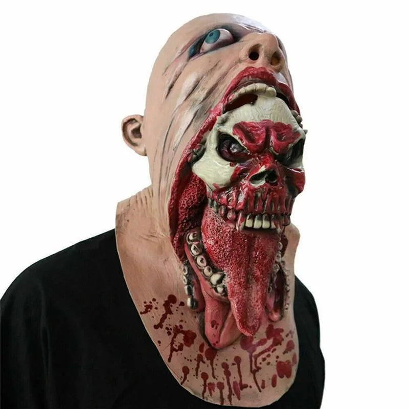 Bloody Zombie Latex Mask
