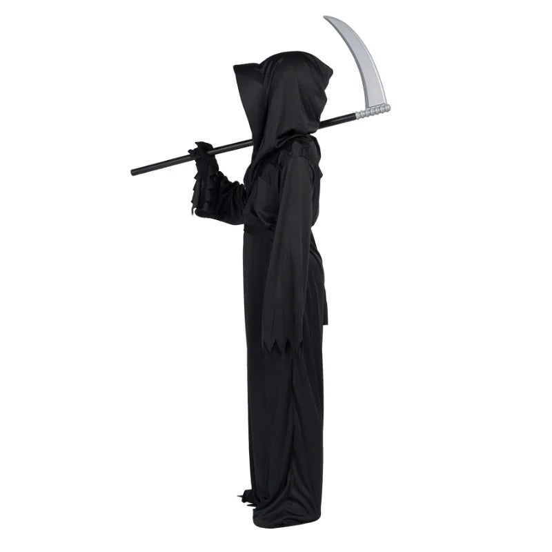 Black Hooded Grim Reaper Costume