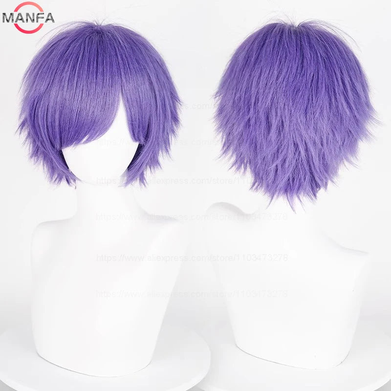 Short Black Anime Wig