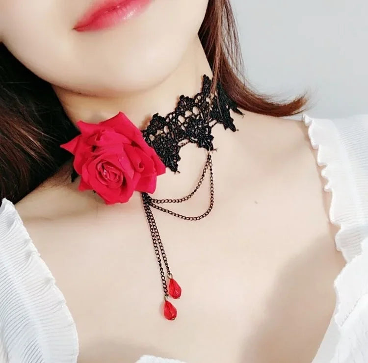 Black Lace Choker