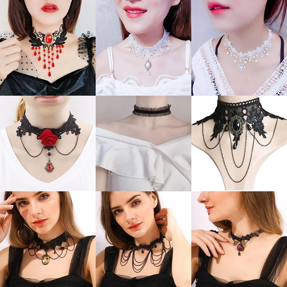 Black Lace Choker
