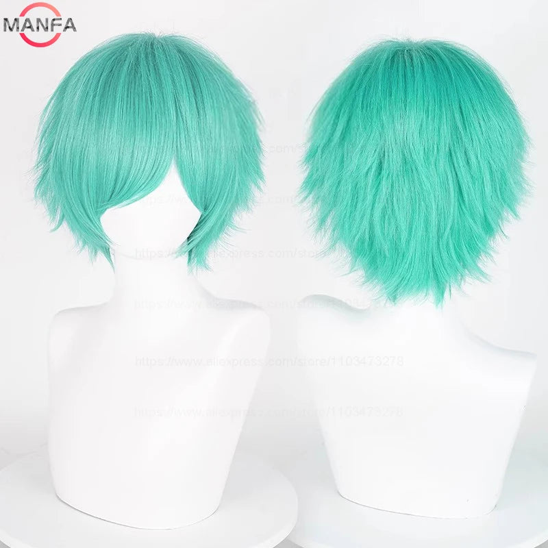 Short Black Anime Wig