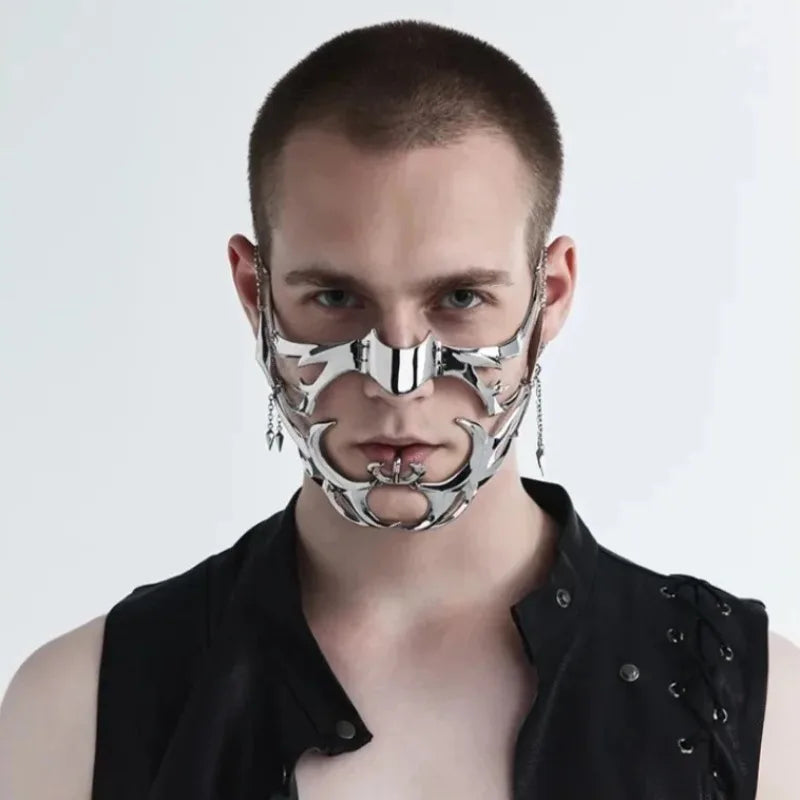 Cyberpunk Liquid Gothic Mask
