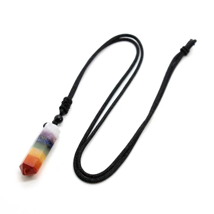 Chakra Moonstone Pendant