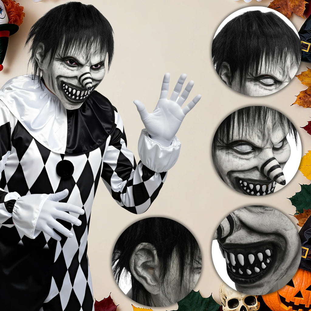Evil Demon Clown Mask