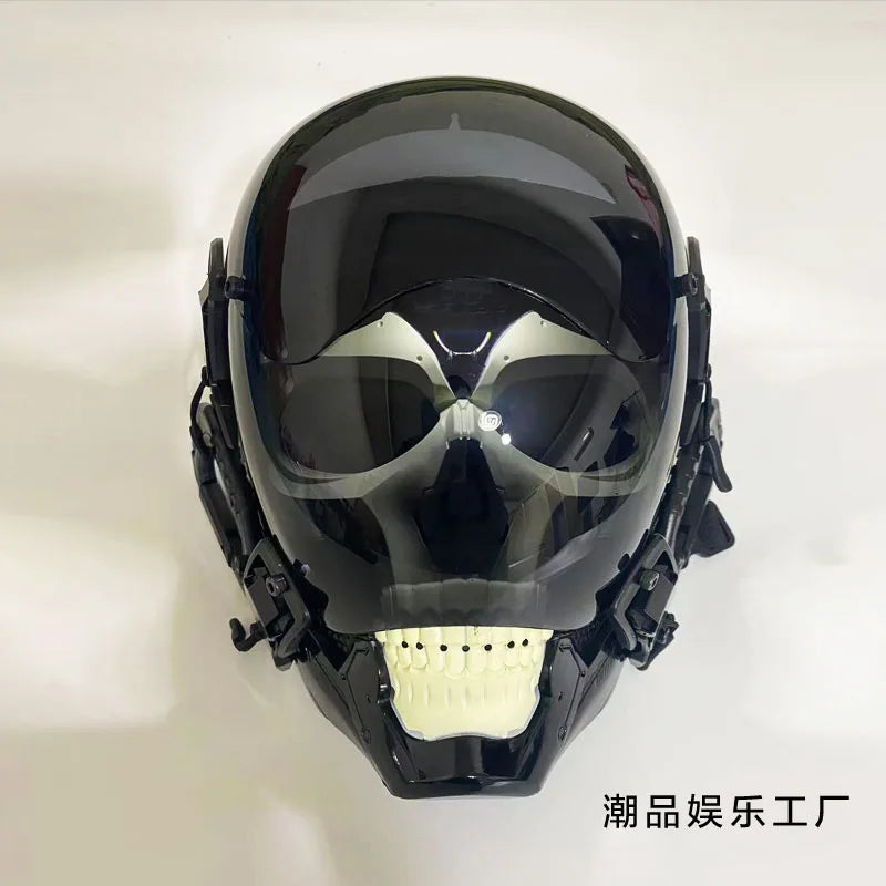 Cyberpunk LED Skull Mask