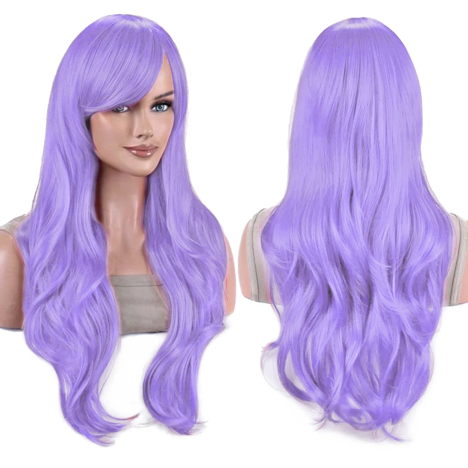 Long Wavy Rainbow Wig