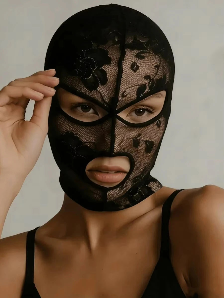 Gothic Lace Venetian Mask