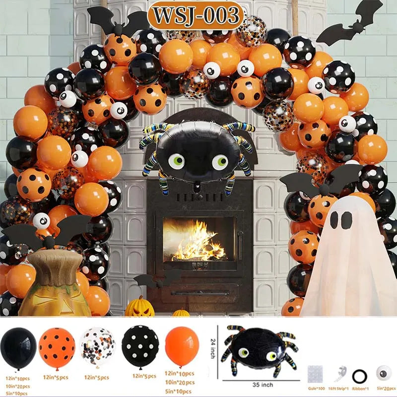 Bat Balloon Garland — Pumpkin Bottles