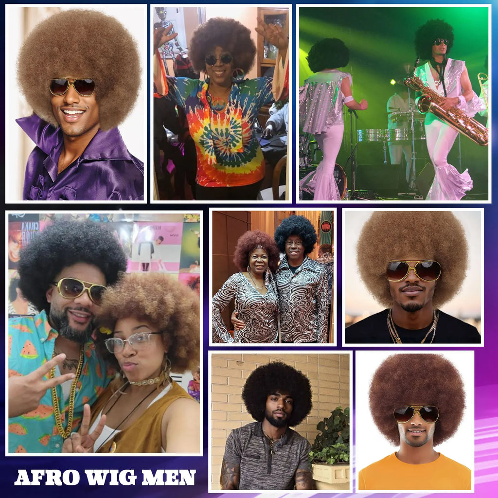 Men's Rocker Afro Wig