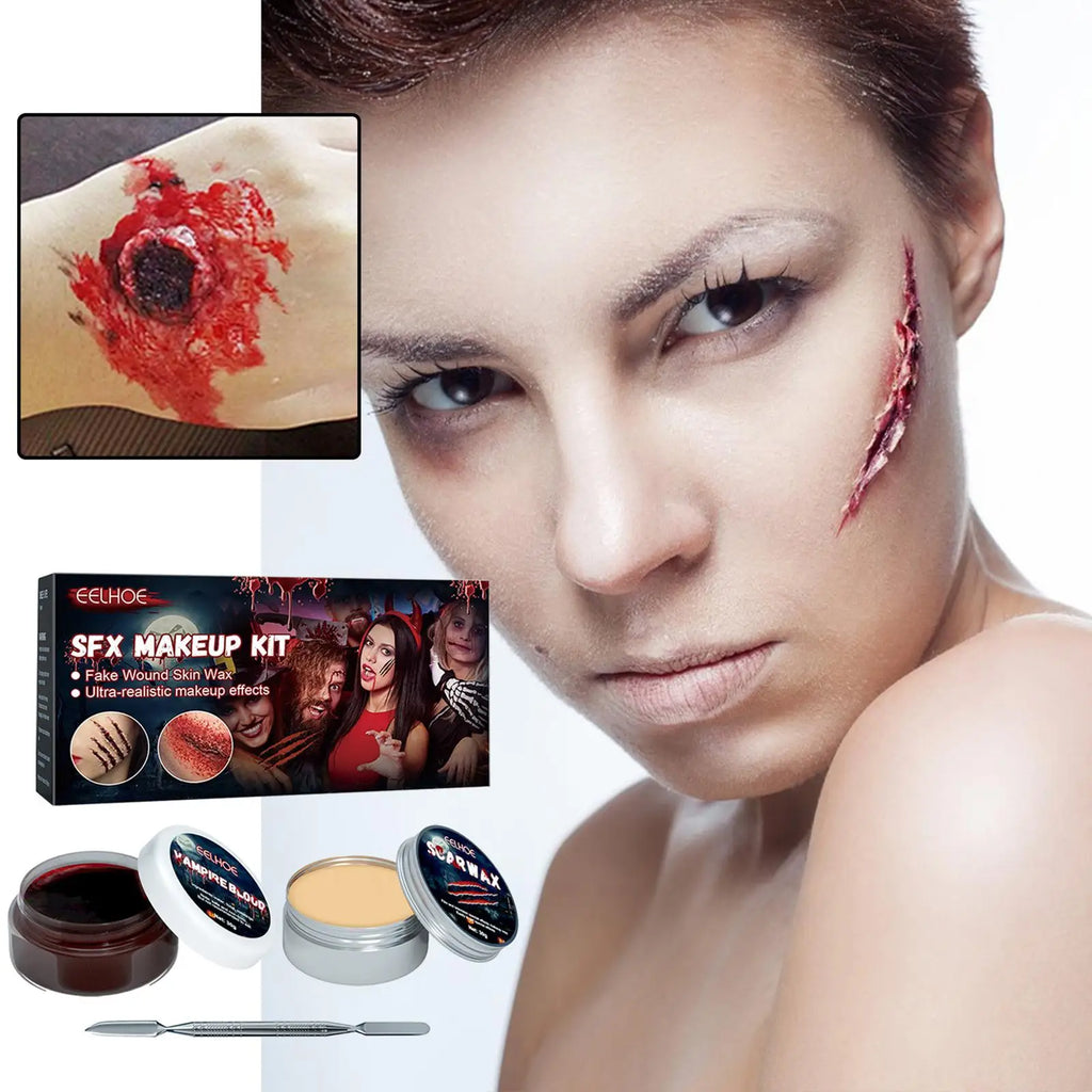 Fake Wound & Scar Makeup Kit