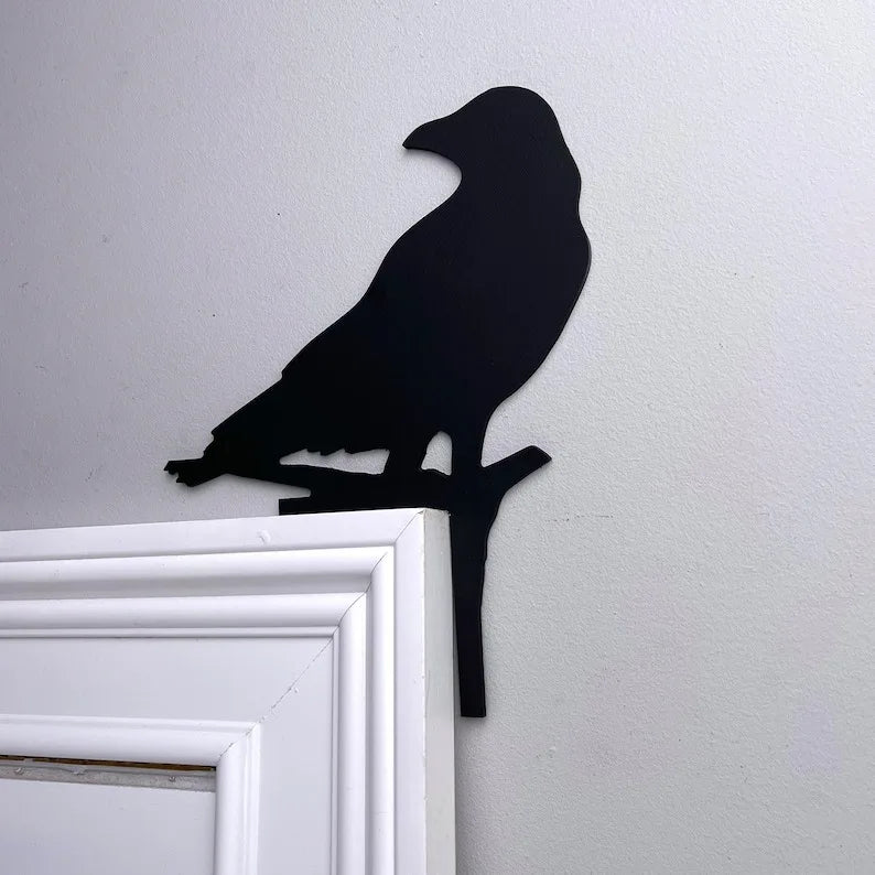 Door Corner Sign — Bird, Witch & Cat