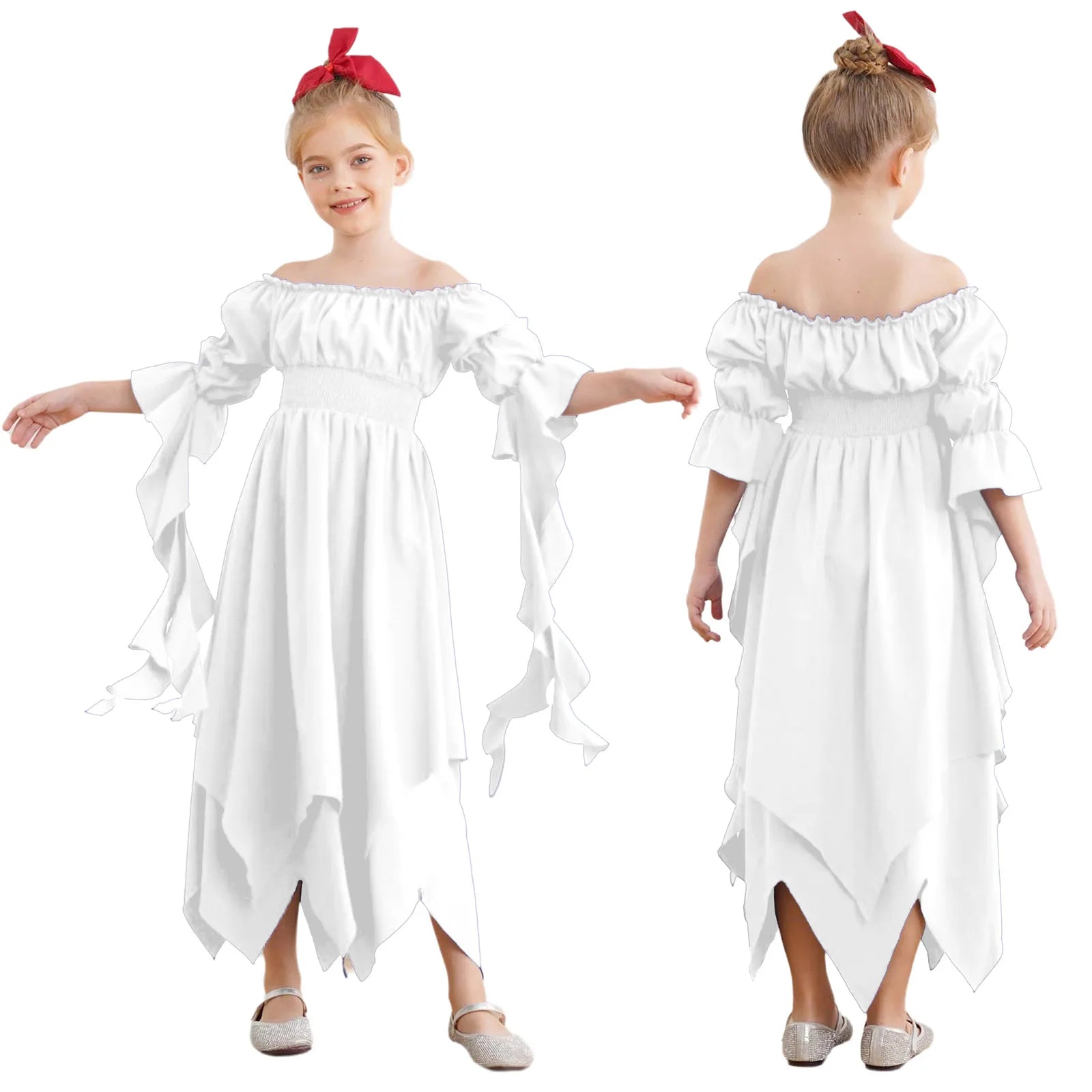 Girls Medieval Witch Costume