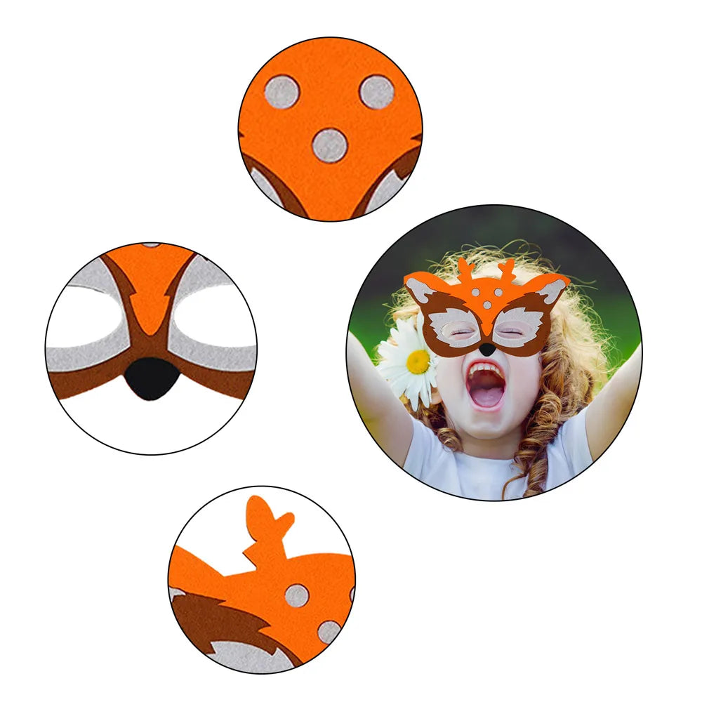 Kids Felt Animal Mask