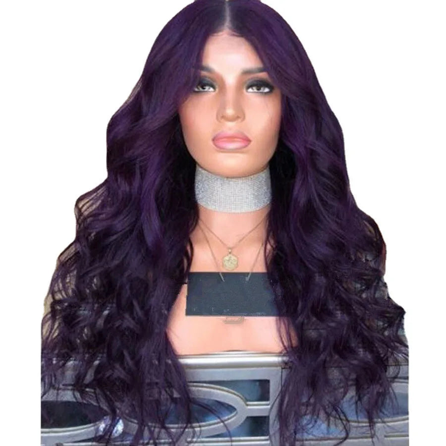 Wavy Purple Cosplay Wig
