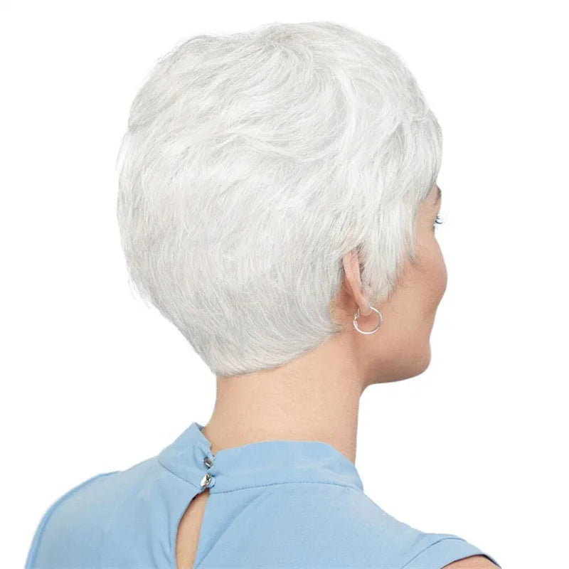 Gray Old Lady Hair Extensions