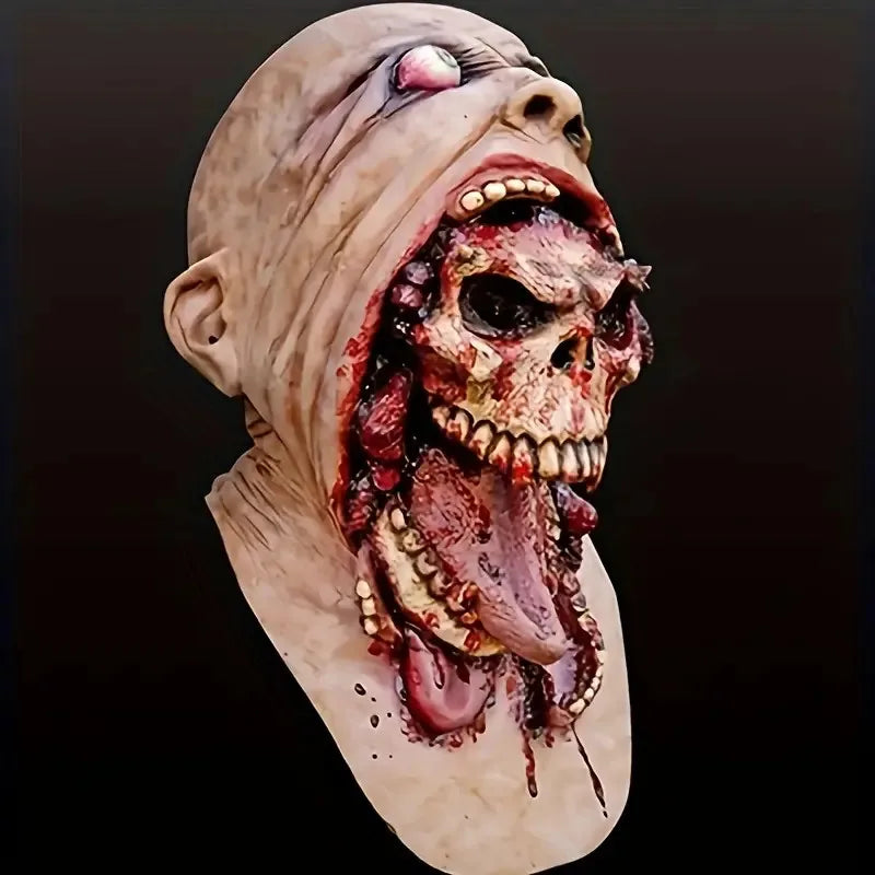 Bloody Zombie Latex Mask