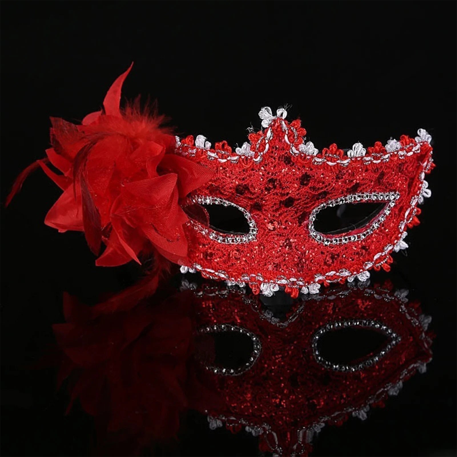Rhinestone Masquerade Mask