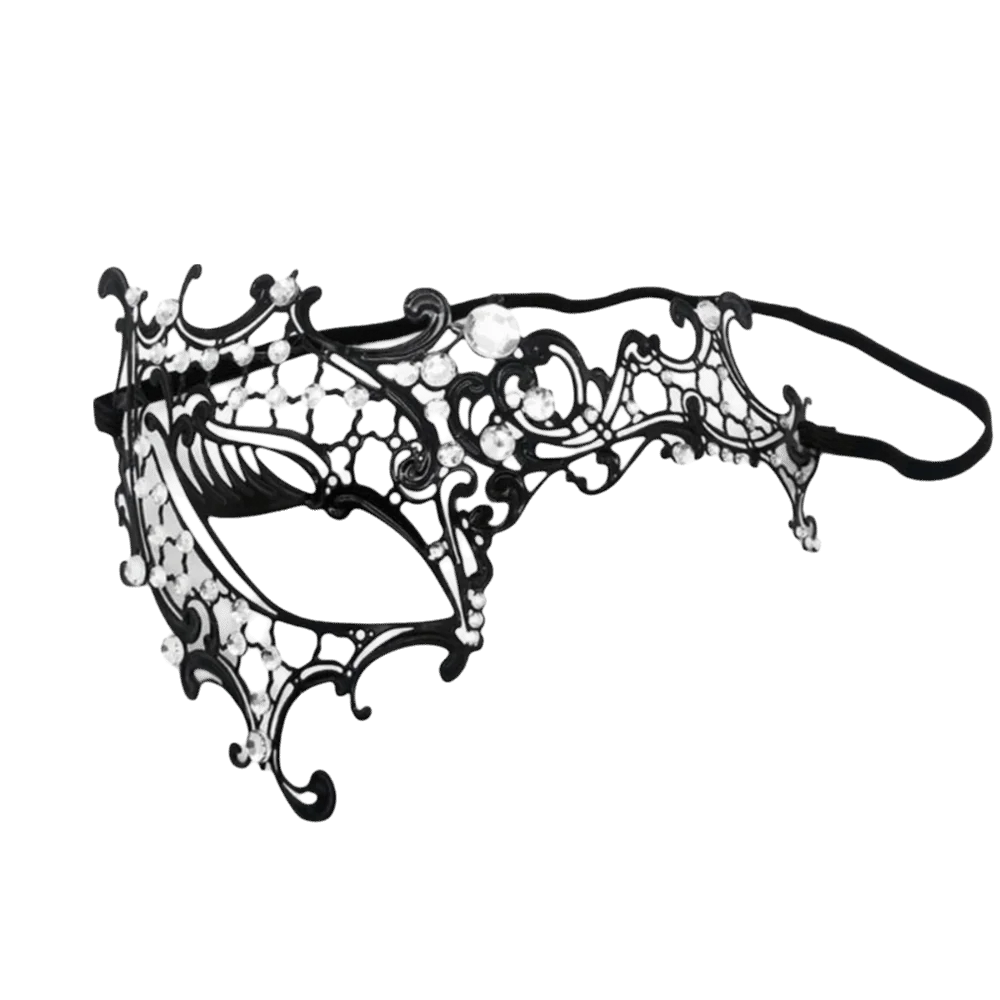Handmade Venetian Half Mask