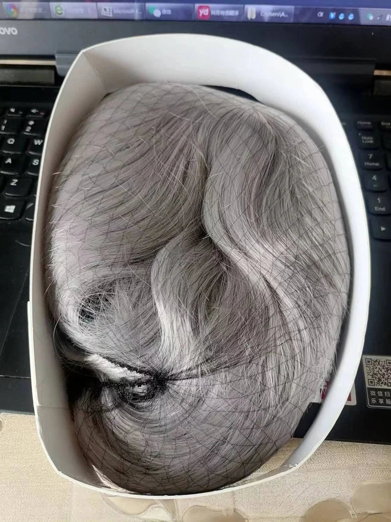 Gray Old Lady Hair Extensions