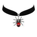Red Spider Charm Choker