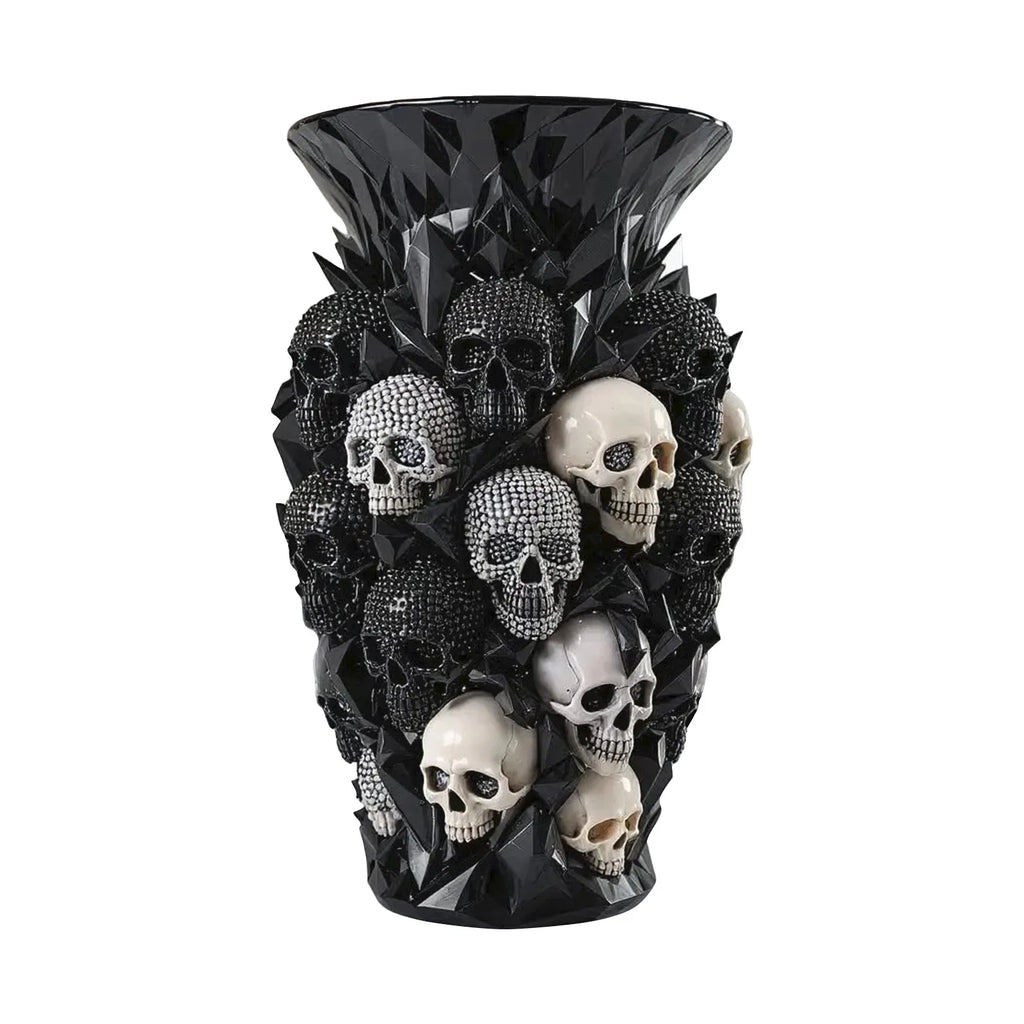 Gothic Skull Vase