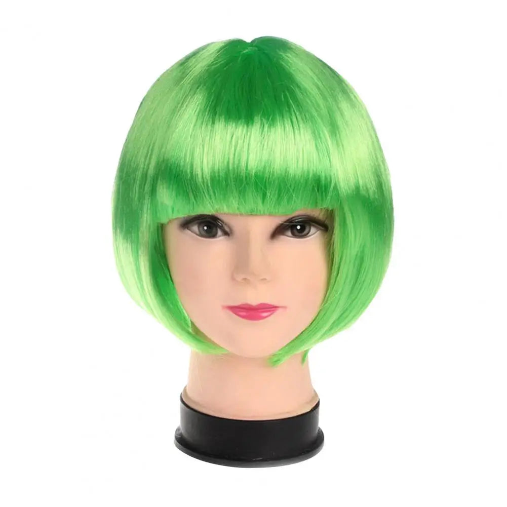 Short Colorful Straight Wig