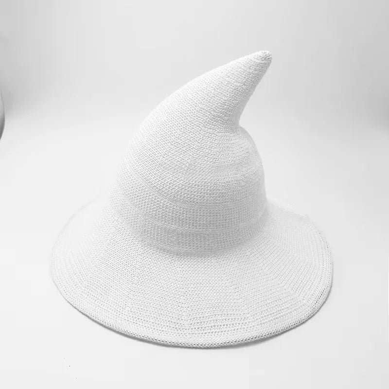 Vintage Wool Knit Witch Hat