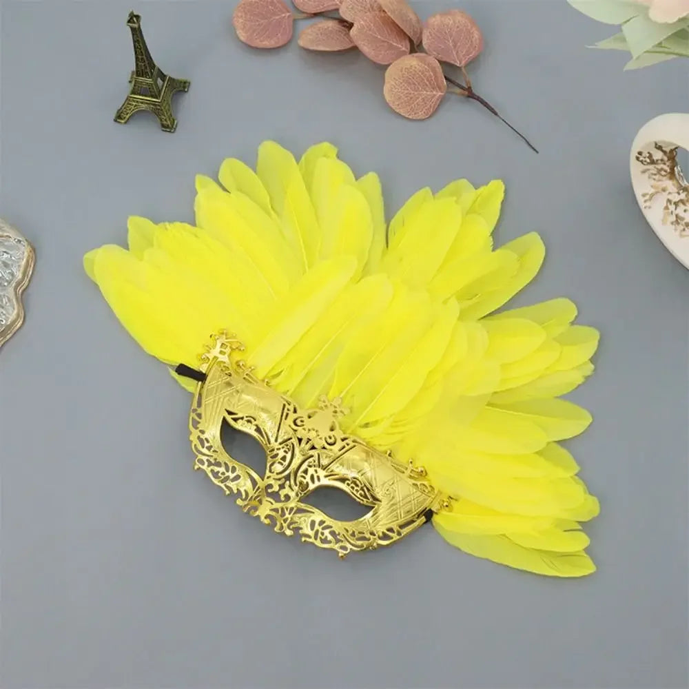 Feather Masquerade Mask