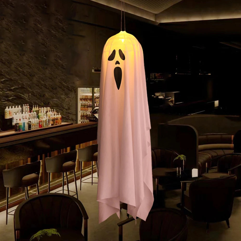 Glowing White Ghost LED Hanging Decoration