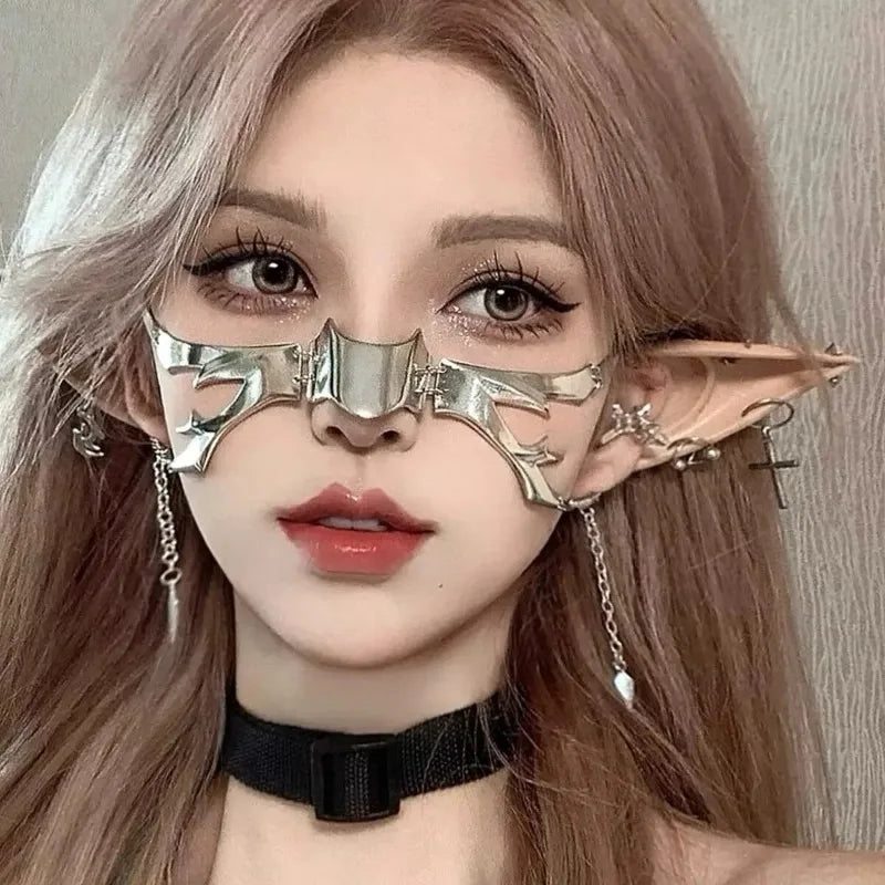 Cyberpunk Liquid Gothic Mask