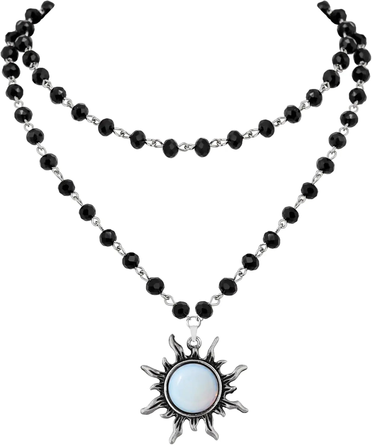Grunge Sun Bead Choker