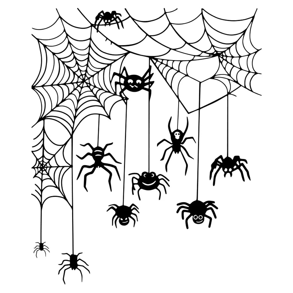 Spooky Door Topper Wall Sticker Set