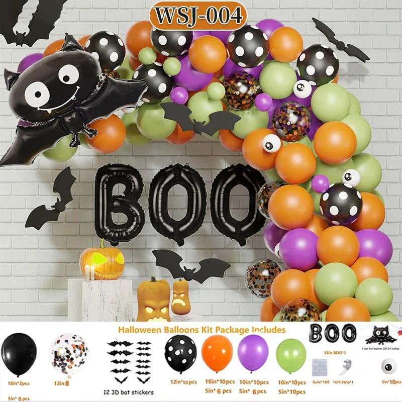 Bat Balloon Garland — Pumpkin Bottles