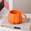 Pumpkin-Shaped Ceramic Mug