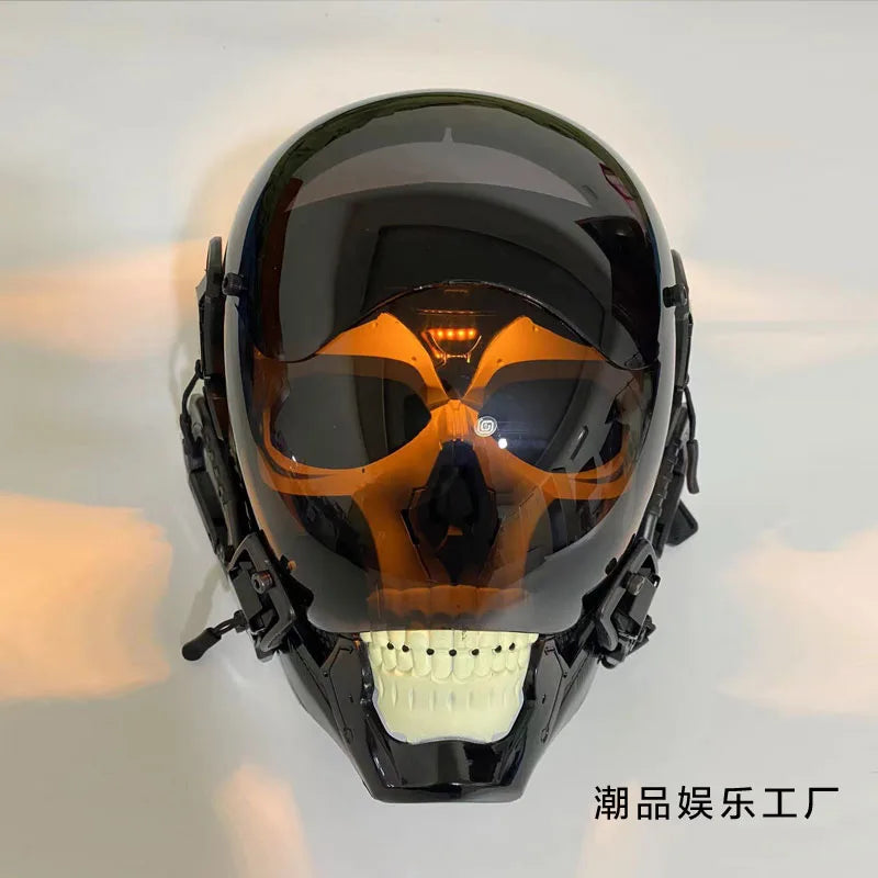 Cyberpunk LED Skull Mask
