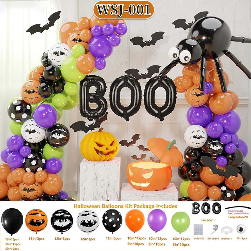 Bat Balloon Garland — Pumpkin Bottles