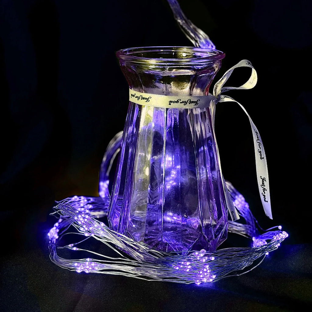 Purple Fairy String Lights, 600 LED