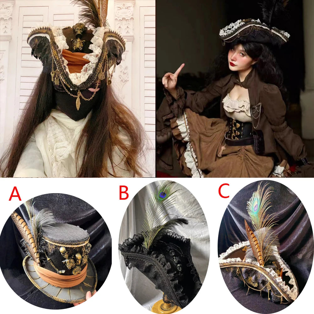 Pirate Hat & Wig Set