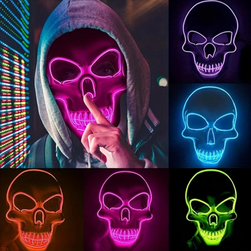 LED Hacker Vendetta Mask