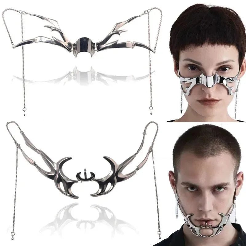 Cyberpunk Liquid Gothic Mask