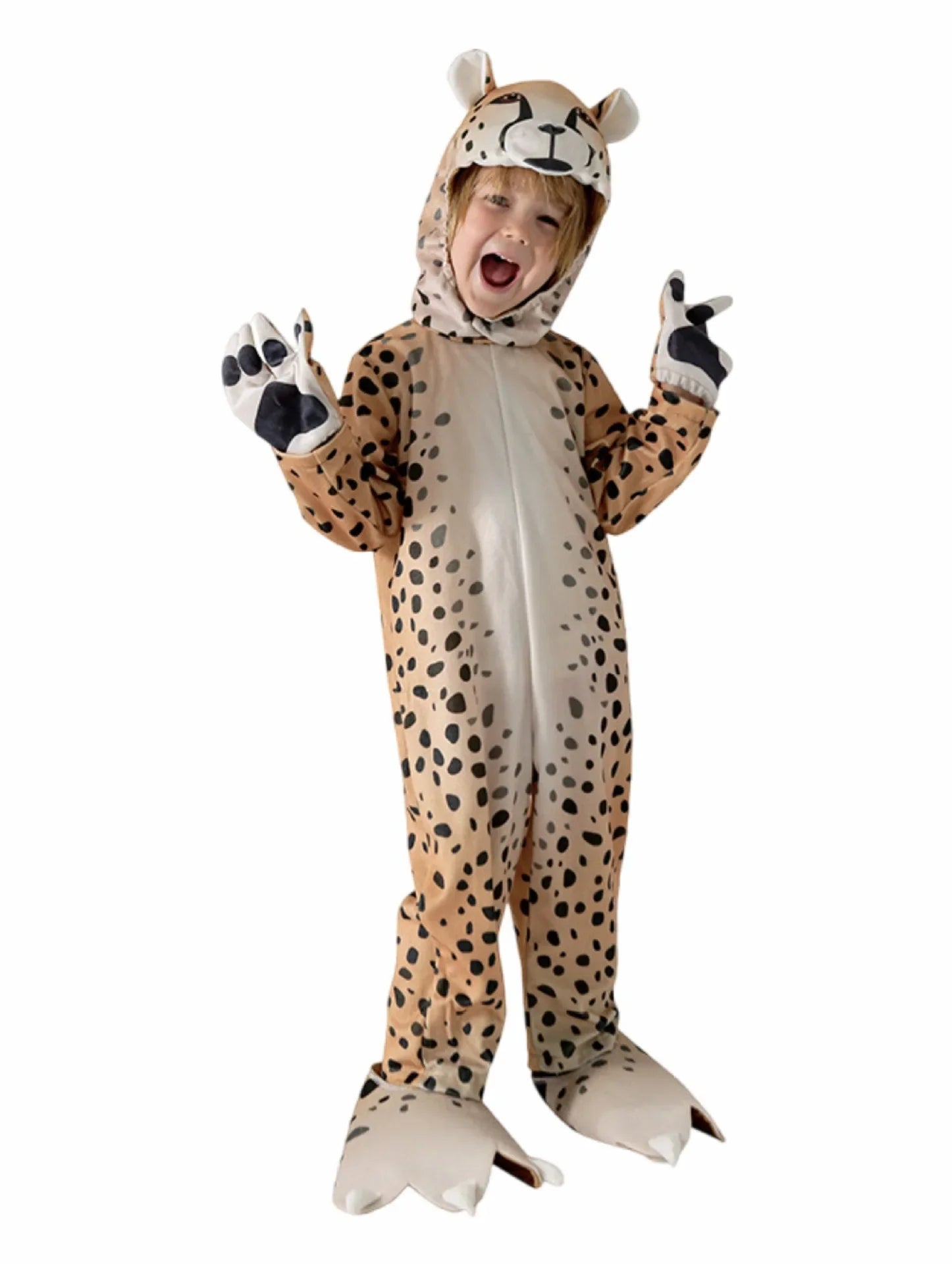Kids Leopard Pajama Costume
