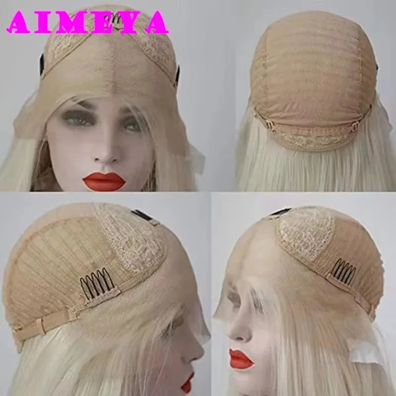 Silver Widow's Peak Wig