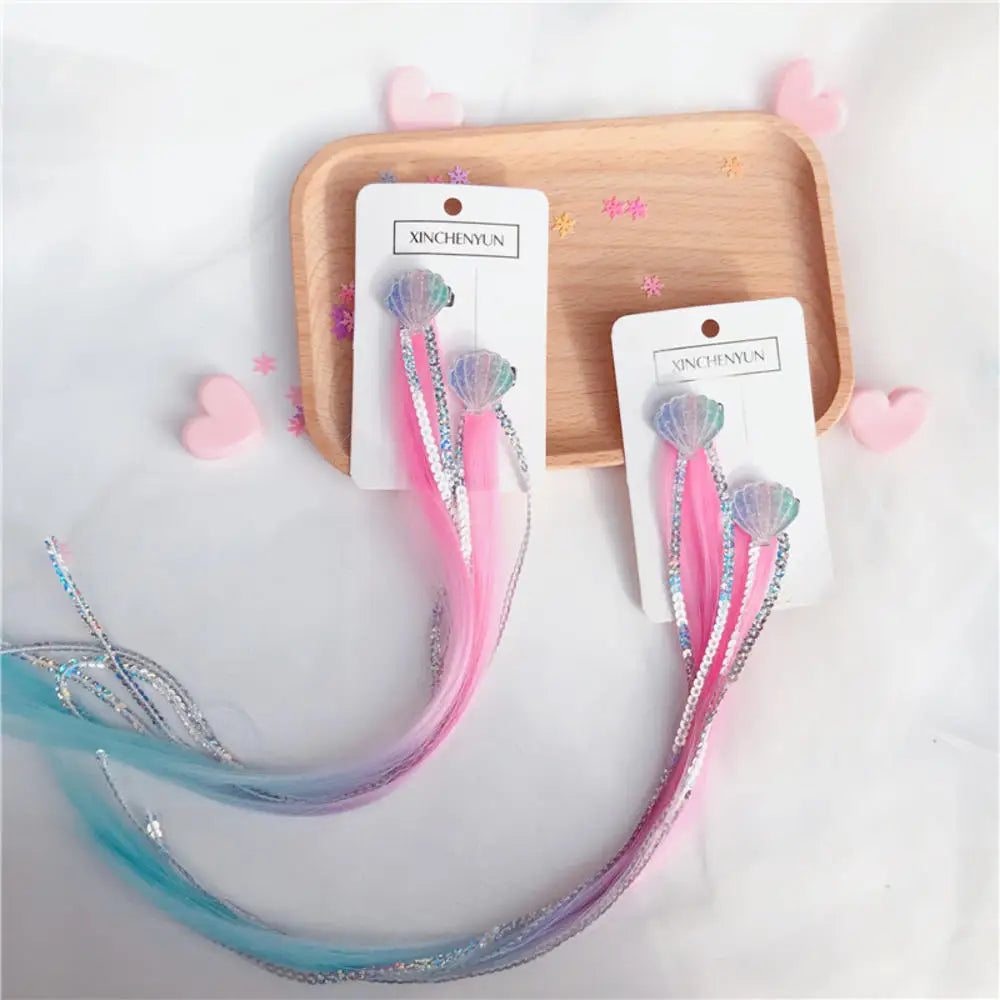Kids Mermaid Wig & Hairpins