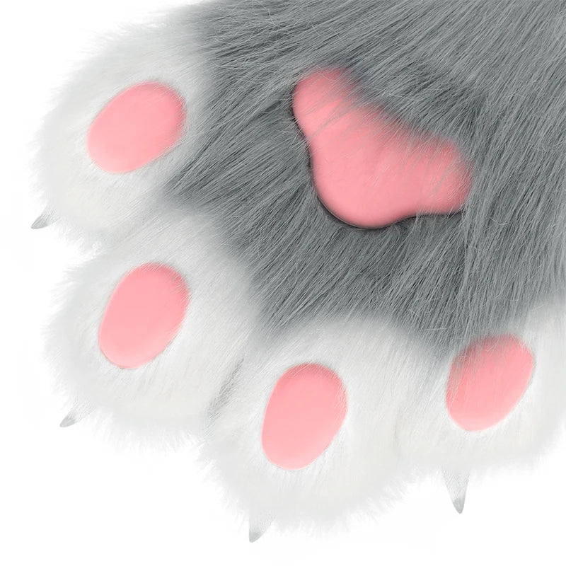 Plush Animal Claw Gloves