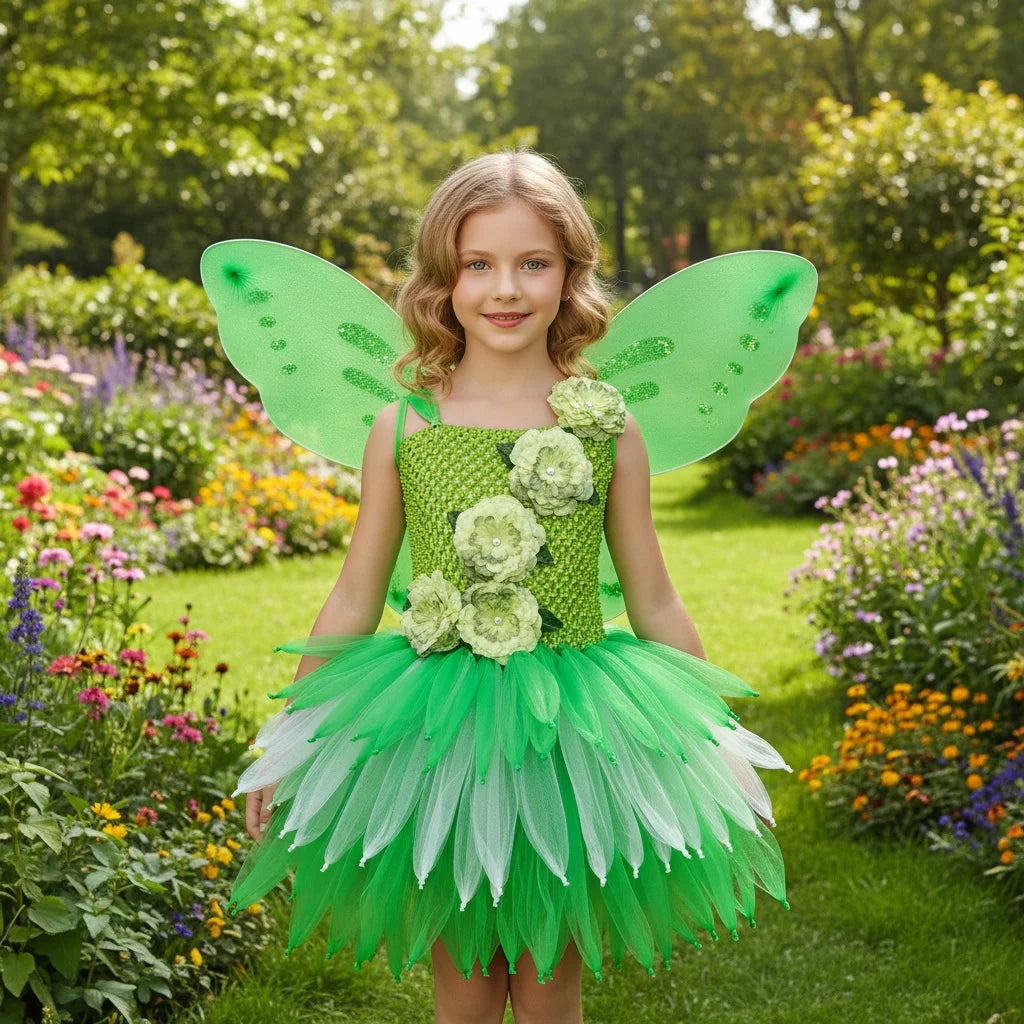 Girls Butterfly Fairy Costume