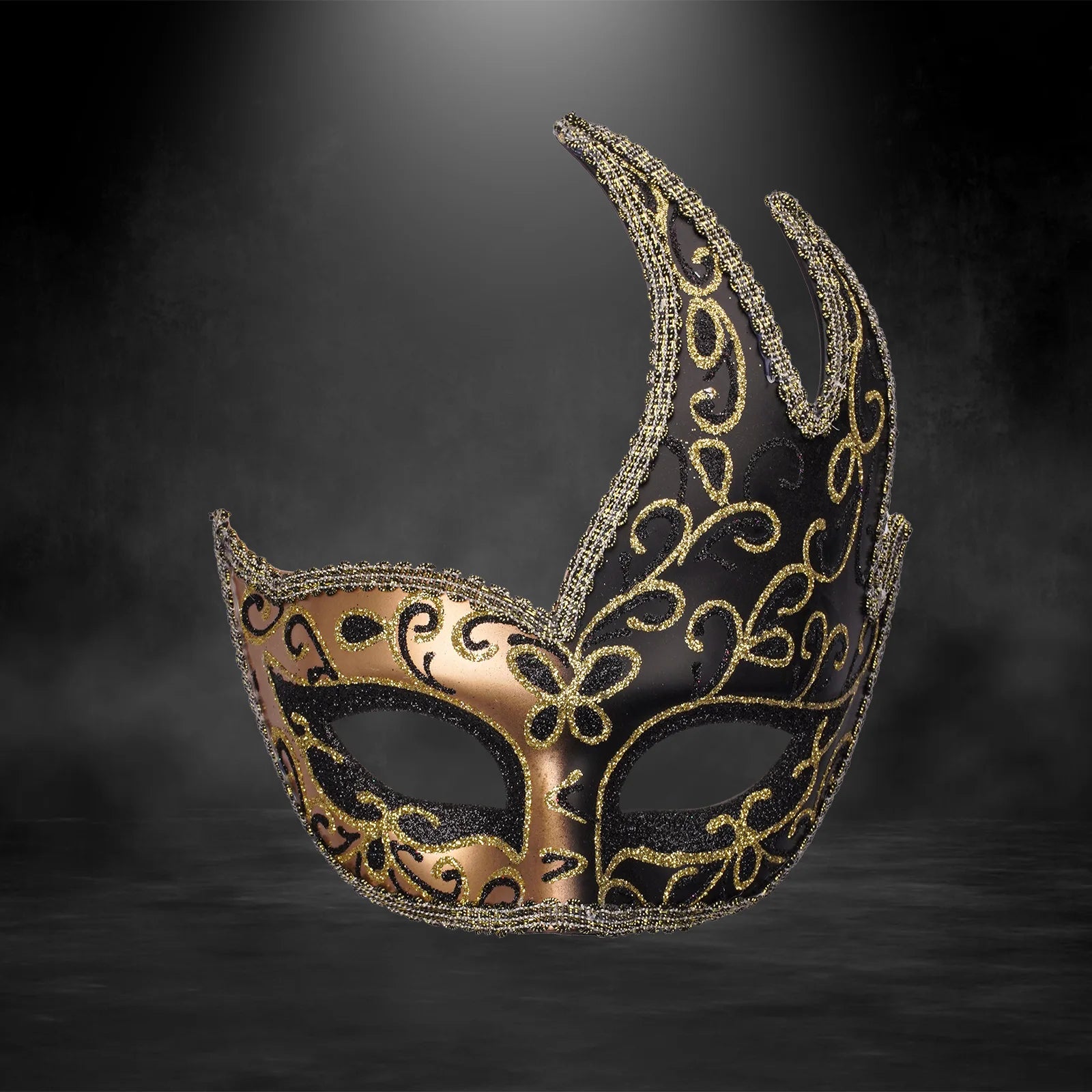 Elegant Venetian Half Mask